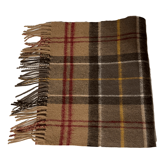 Afbeelding Merino Cashmere Tartan Scarf muted  2 van Barbour