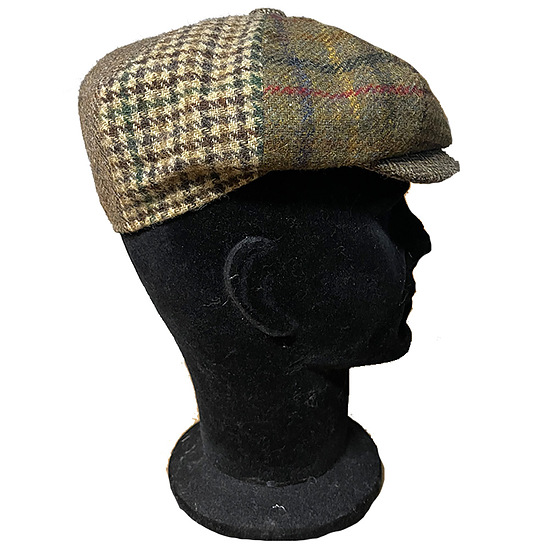 Afbeelding Mixed Tweed Bakerboy Brown mix 1