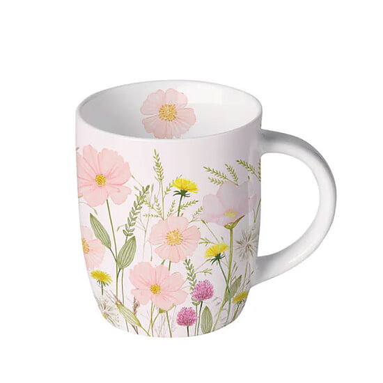 Mok Pastel Flowers Pink 0.2L 1