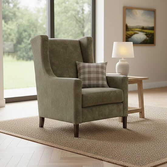 Oorfauteuil Velours 3