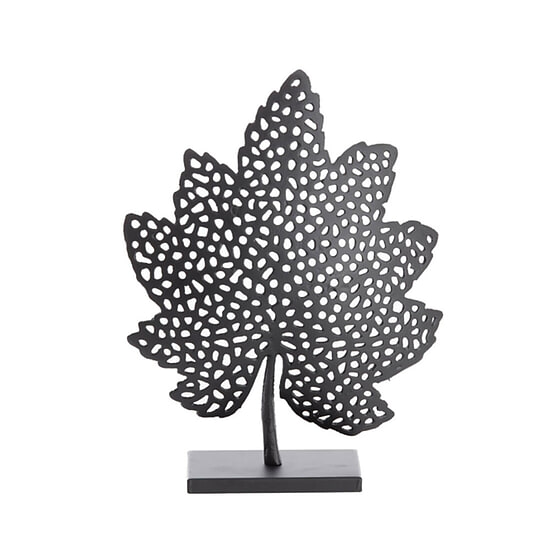 Ornament leaf mat zwart M 1