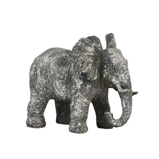Ornament Olifant Oud Beton 1