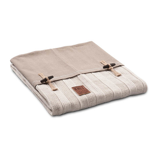 Rib plaid beige 1