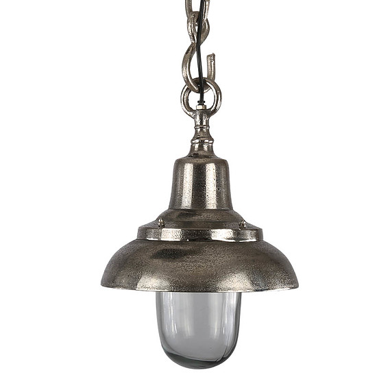Hanglamp Girona groot ruw nickel
