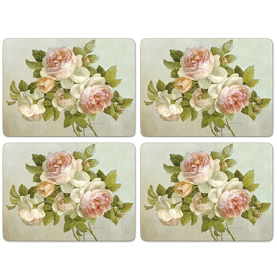 Placemat Antique Roses, set van 4 1