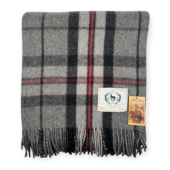 Plaid wol Thomson Grey 1