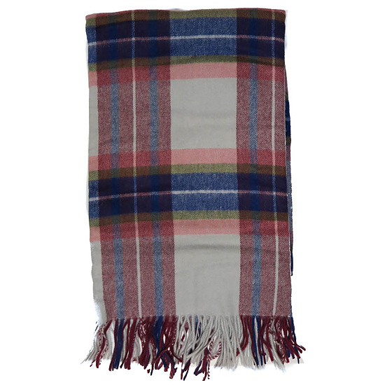 Afbeelding Plaid Wrap Country Grey/Pink  1