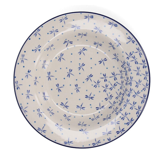 Plate deep 23.5cm - Damselfly 1