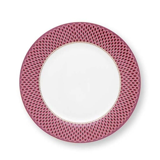 Plate Flower Festival Dark Pink 26.5 cm 1