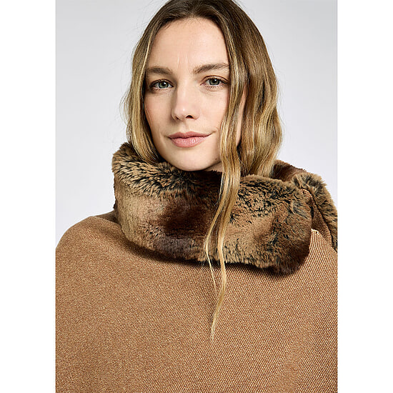Afbeelding Poncho Silverfir Camel Twill 4