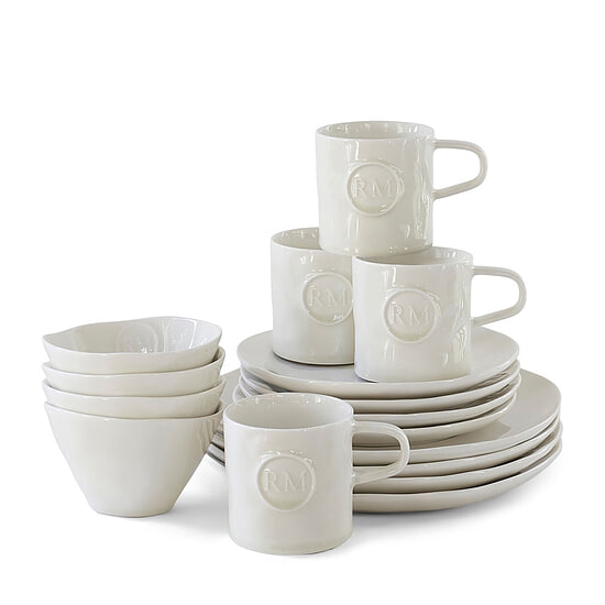 Riviera Maison Portofino Dinnerware set 16  white 1