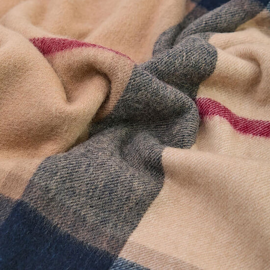 Afbeelding Rosefield Tartan Scarf Hessian Tartan 3