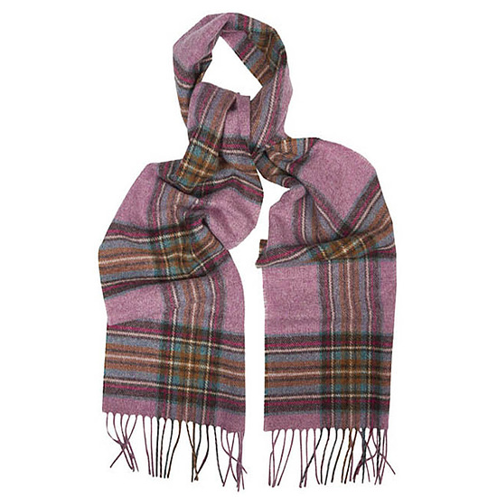 Scarf Country Check Pink  1