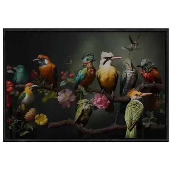 Schilderij Choir met lijst Black 1