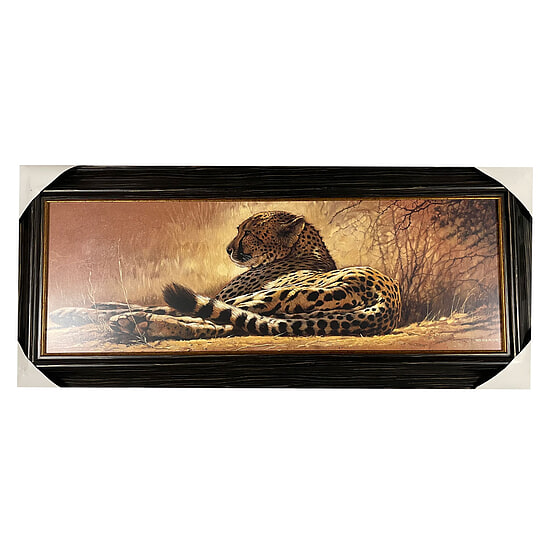 Schilderij met Lijst Luipaard 1