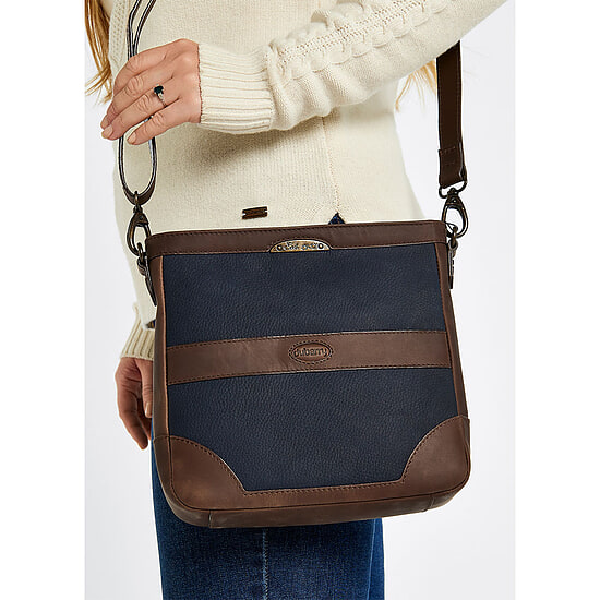 Afbeelding Schoudertas Ardmore Navy/brown 4