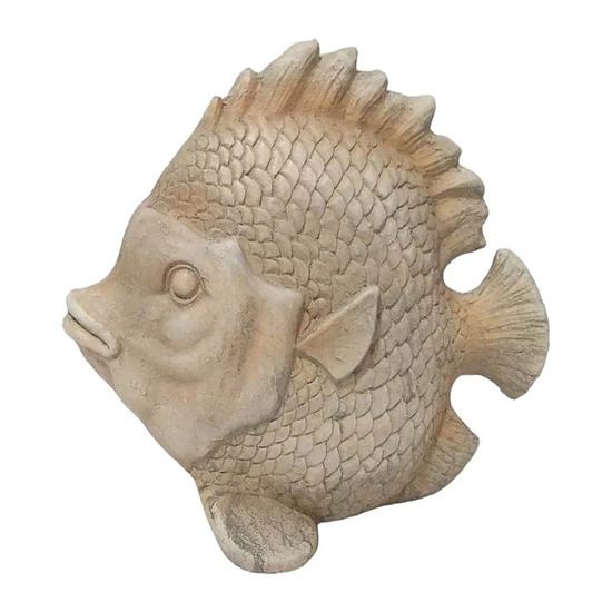Sculptuur Fish Stone natural L 1