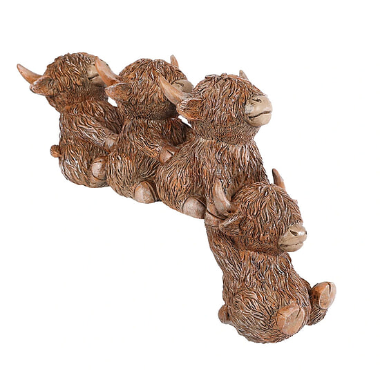 Sculptuur Hooglander bruin  1