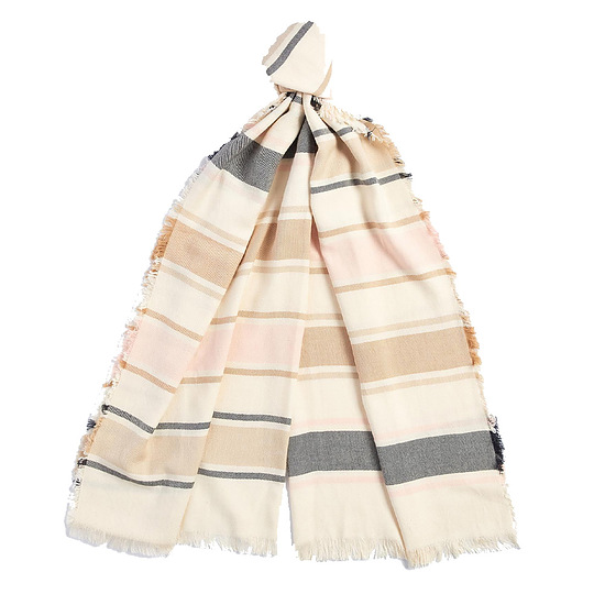 Sjaal Broxburn Stripe Primrose Hessian 1