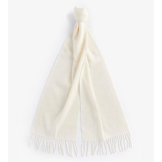 Sjaal Lambswool Woven Cream