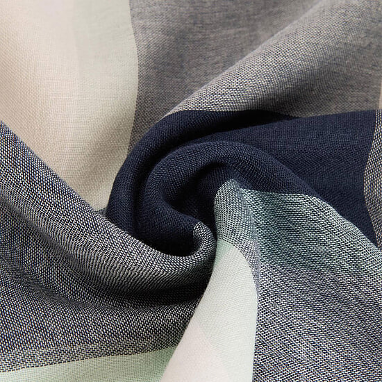 Afbeelding Sjaal Maisy Navy/ Mint tartan 3 van Barbour