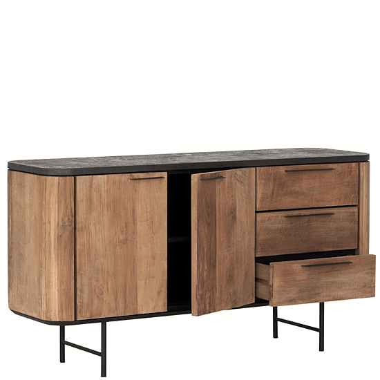 Solo dressoir 2 deurs 3 laden 1