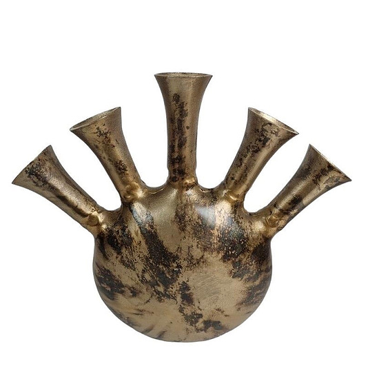 Spout Vase Round Gold antique M 1