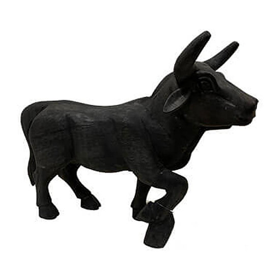 Stier zwart 44 cm 1