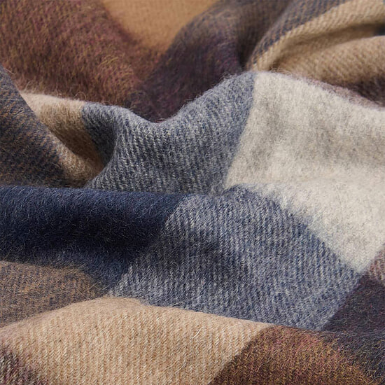 Afbeelding Tartan Scarf Large Tattersall Midnight Oak 3