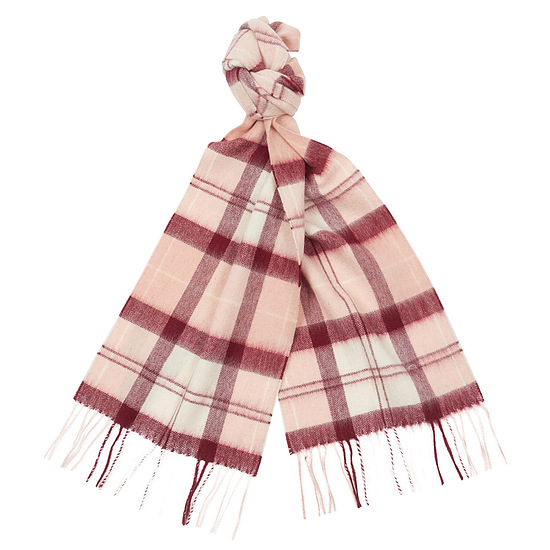 Tartan scarf Pink/Grey 1
