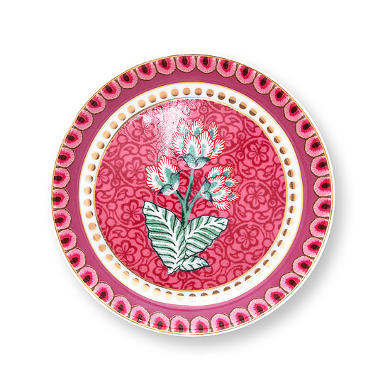 Tea Tip Flower Festival dk Pink 9cm 1