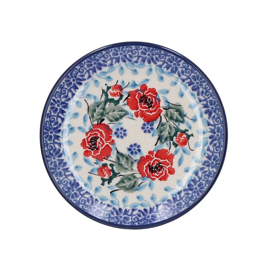 Teabag Dish rond - English Rose 1