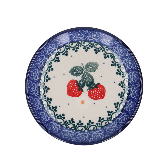 Teabag Dish rond - Strawberries 1