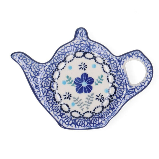 Teabag Dish Teapot - Floral Ballet 1