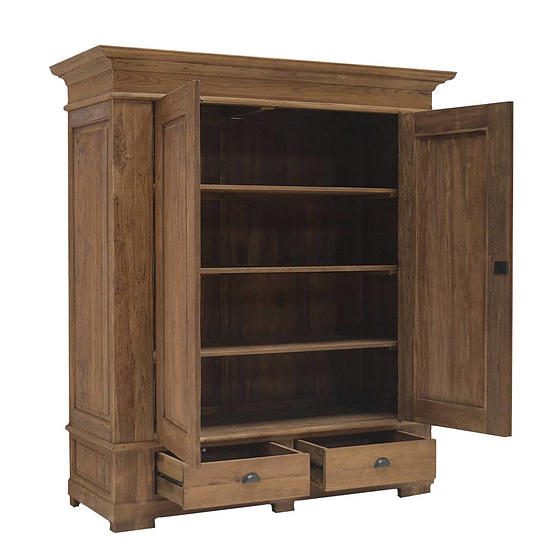 Teak Garderobekast 2