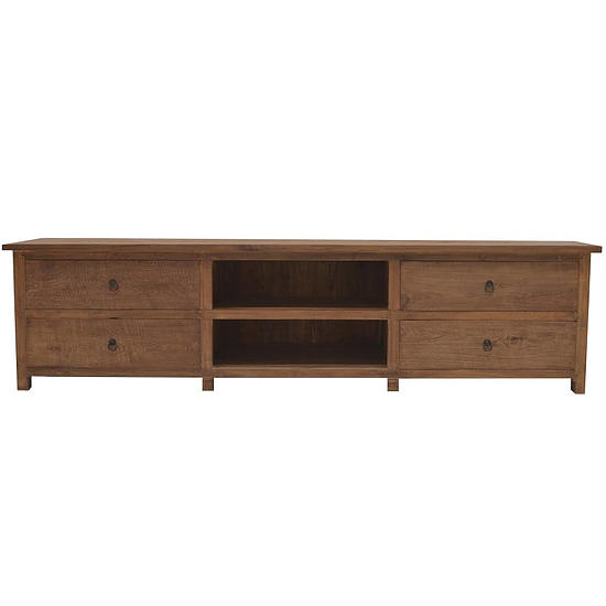 Teak TV-dressoir 4 laden 1