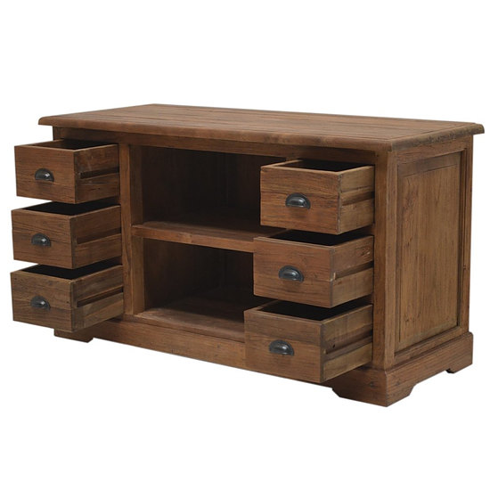 Teak TV-dressoir Hoog 2