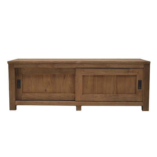 Teak TV-dressoir schuifdeuren 1