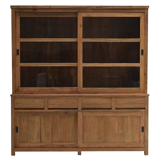 Teak Winkelkast 200cm 1