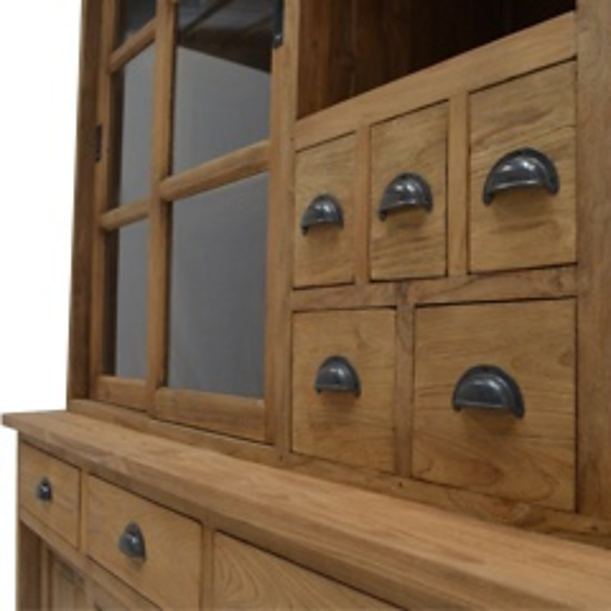 Teak Winkelkast 240cm 2