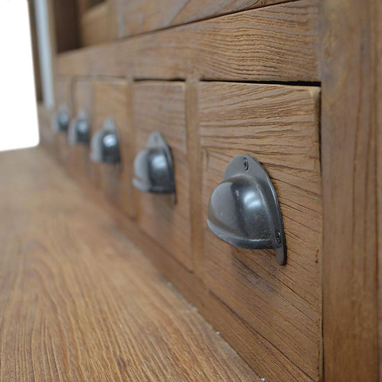 Teak Winkelkast dicht 2