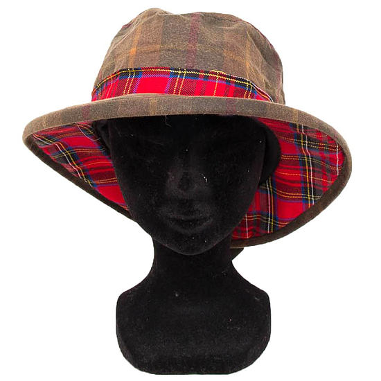 Thelma Wax Hoed Tartan / Rood 1