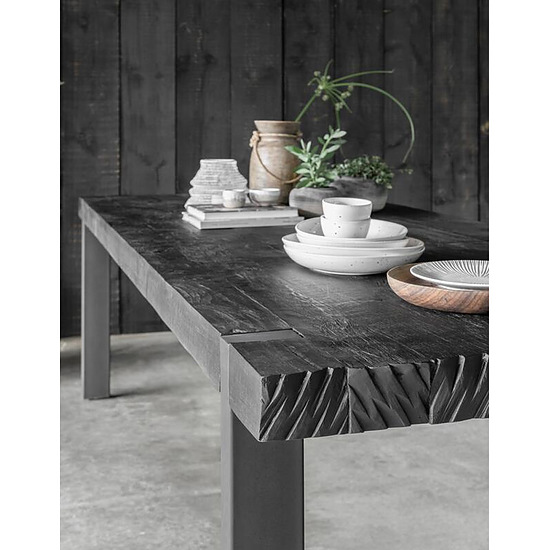 Tivoli Eettafel 225x100cm zwart 2