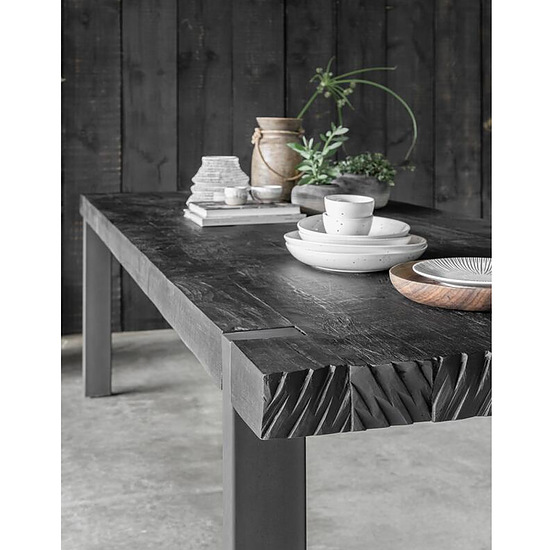 Tivoli Eettafel 250x100cm zwart 3
