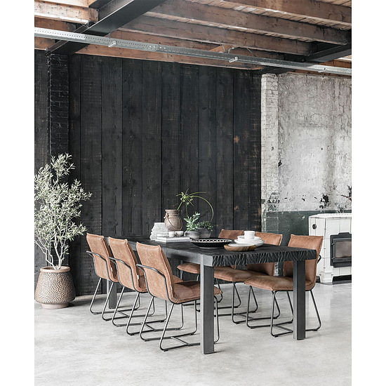 Tivoli Eettafel 250x100cm zwart 4