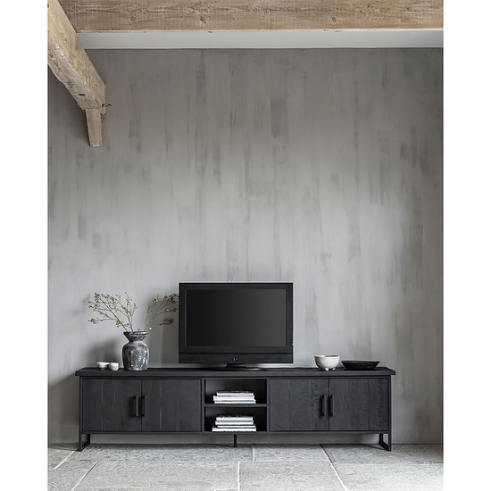 Tivoli TV-dressoir 220cm zwart 2