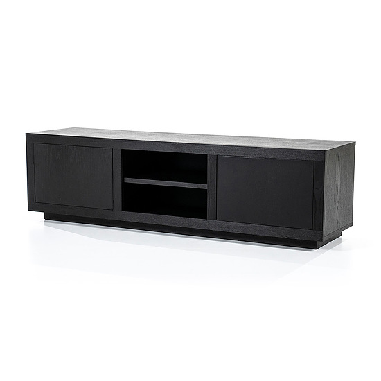 TV meubel Helsinki 2-drs 160cm zwart 2