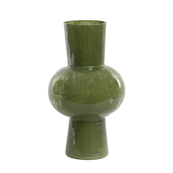 Vaas halley glas olijf groen L 1