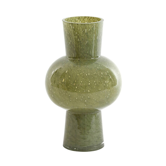 Vaas halley glas olijf groen M  1