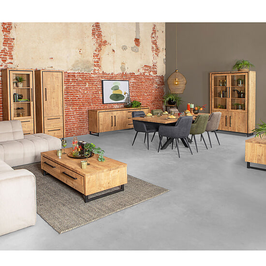 Vitrinekast Rome smal 1